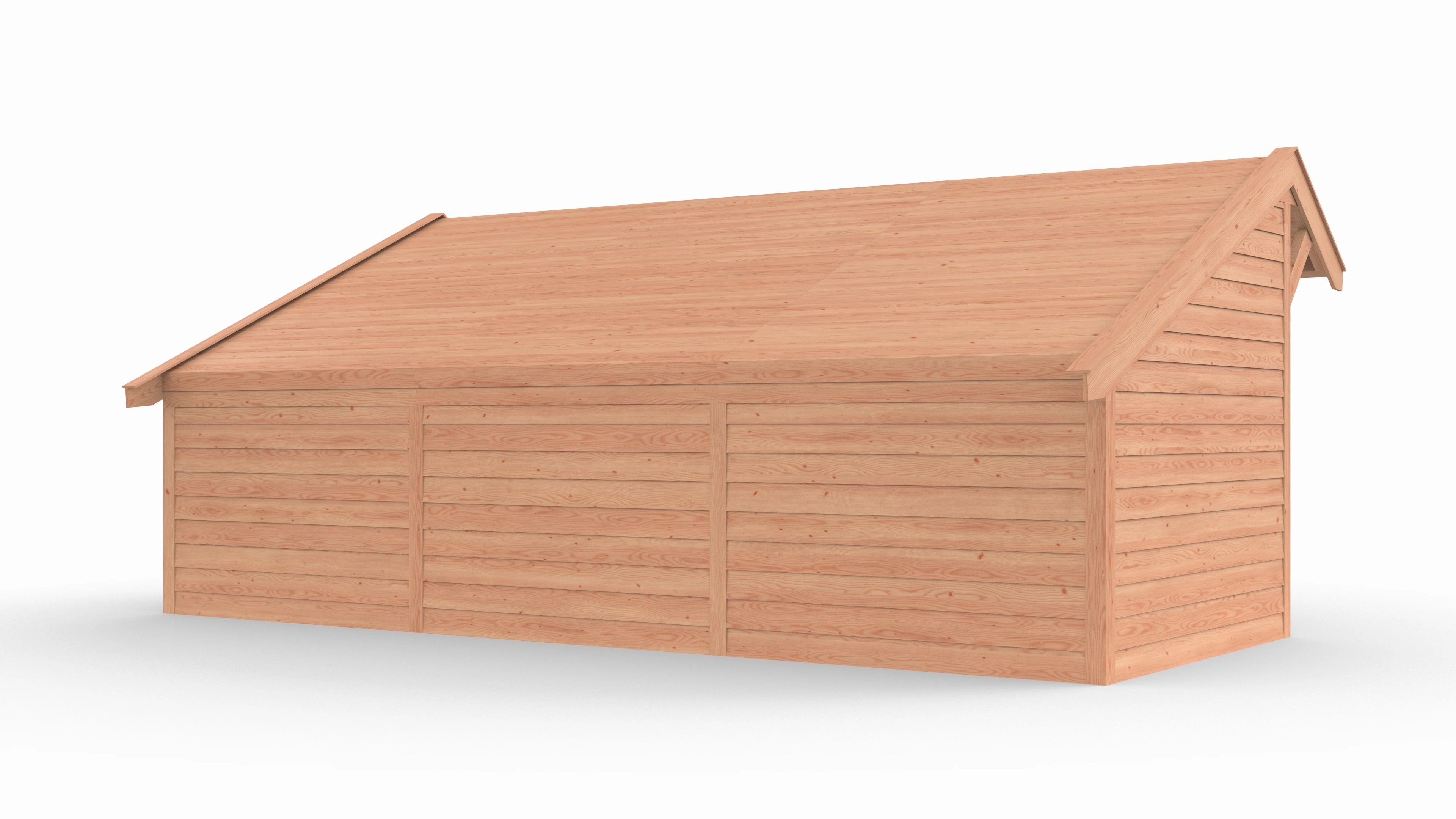 Douglas kapschuur, 750 x 300, met achterwand en twee zijwanden, Westwood Comfort - Afbeelding 8